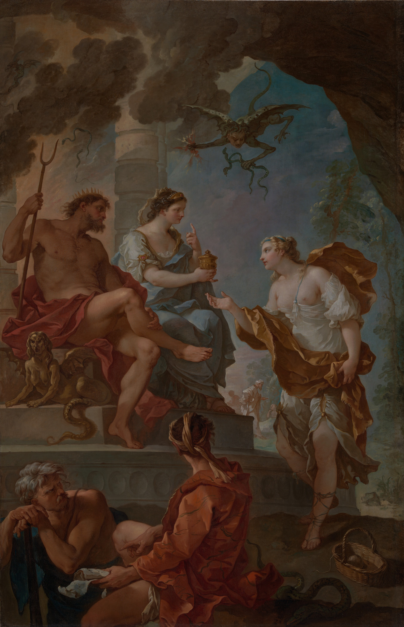 Psyche Obtaining the Elixir of Beauty from Proserpine